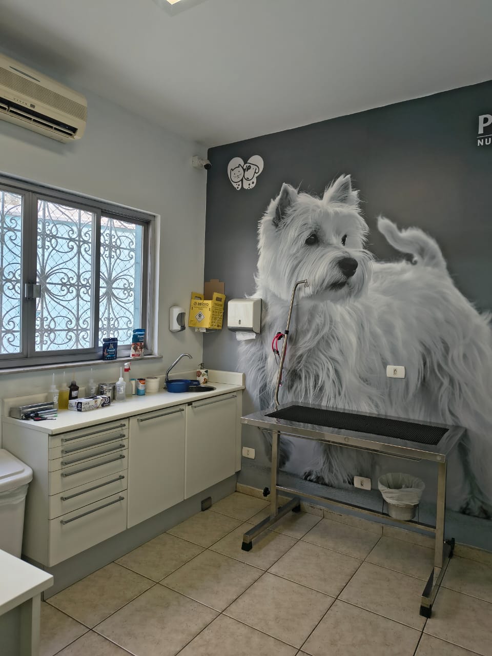 Sala de consulta do Hospital Veterinário Paes de Barros